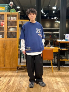 あすろんさん(メンズ・170cm)の春コーディネート
