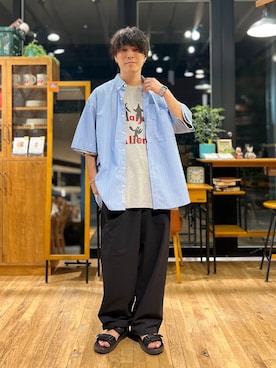 あすろんさん(メンズ・170cm)の夏コーディネート