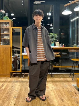あすろんさん（メンズ・170cm）の夏コーディネート