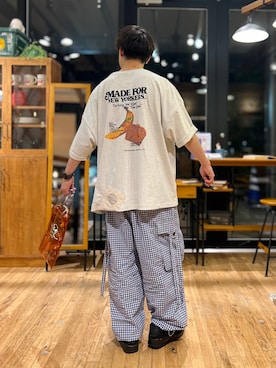 「リラックス」｜あすろんさん（メンズ・170cm）の春コーディネート