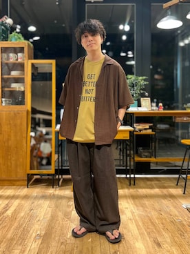 あすろんさん(メンズ・170cm)の夏コーディネート