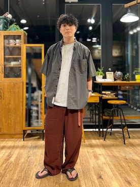 あすろんさん（メンズ・170cm）の夏コーディネート