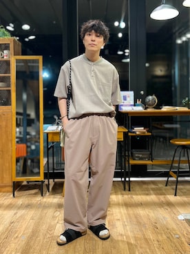 あすろんさん(メンズ・170cm)の春コーディネート