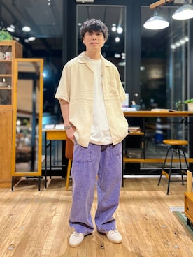 「CASIO（カシオ）のアイテム」を使った、あすろんさん（メンズ・170cm）の春コーディネート