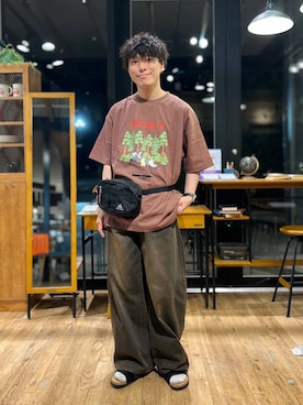 「GREGORY（グレゴリー）のアイテム」を使った、あすろんさん（メンズ・170cm）の春コーディネート