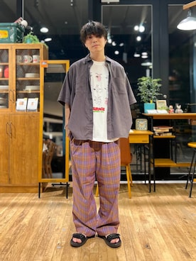 あすろんさん(メンズ・170cm)の夏コーディネート