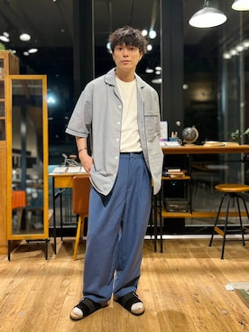 あすろんさん(メンズ・170cm)の春コーディネート