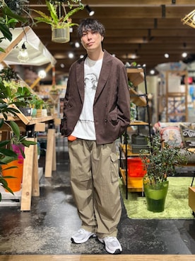あすろんさん(メンズ・170cm)の秋コーディネート