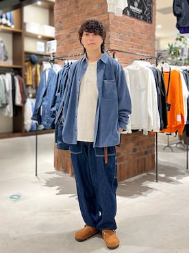 「アイテム（サンダル）」を使った、あすろんさん（メンズ・170cm・30代）の秋コーディネート