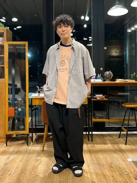 「CASIO(カシオ)のアイテム」を使った、あすろんさん(メンズ・170cm)の春コーディネート