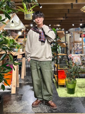 あすろんさん（メンズ・170cm）の秋コーディネート