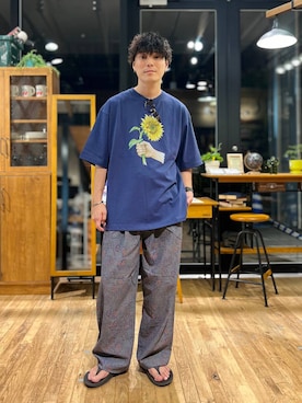 あすろんさん(メンズ・170cm)の夏コーディネート