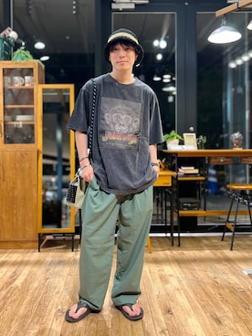 あすろんさん(メンズ・170cm)の夏コーディネート