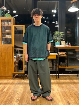 あすろんさん(メンズ・170cm)の夏コーディネート