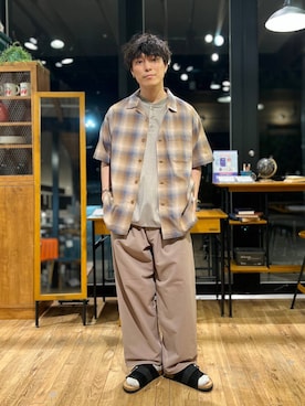 あすろんさん（メンズ・170cm）の春コーディネート