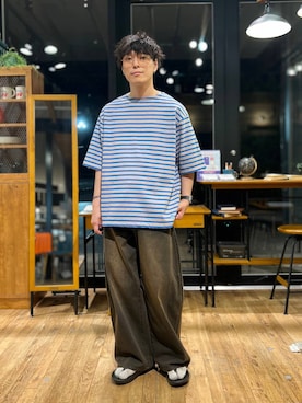 あすろんさん（メンズ・170cm）の春コーディネート