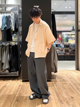 あすろんさん(メンズ・170cm)の春コーディネート