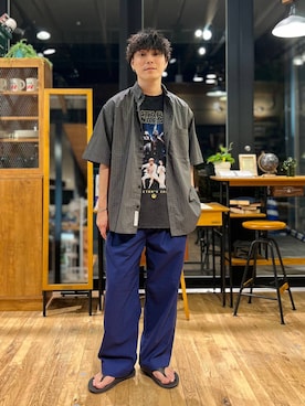 あすろんさん(メンズ・170cm)の夏コーディネート