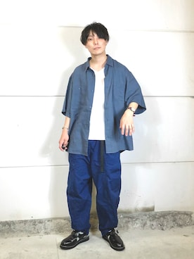あすろんさん（メンズ・170cm）の夏コーディネート