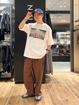 あすろんさん（メンズ・170cm）の春コーディネート