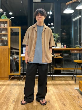 あすろんさん（メンズ・170cm）の夏コーディネート
