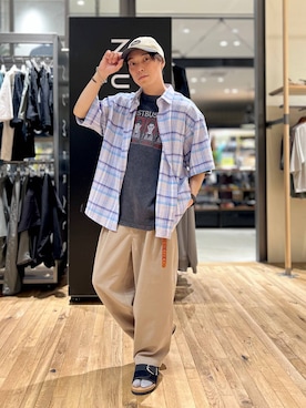 あすろんさん(メンズ・170cm)の春コーディネート
