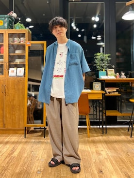 あすろんさん(メンズ・170cm)の夏コーディネート