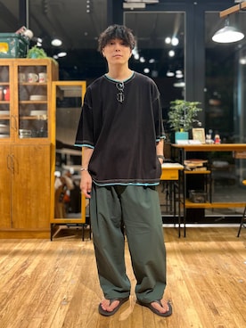 あすろんさん(メンズ・170cm)の夏コーディネート