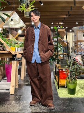 「niko and...（ニコアンド）のアイテム（シャツ/ブラウス）」を使った、あすろんさん（メンズ・170cm）の秋コーディネート