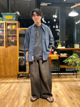 あすろんさん(メンズ・170cm)の夏コーディネート
