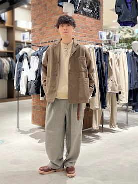 あすろんさん（メンズ・170cm）の冬コーディネート