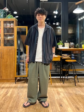 あすろんさん(メンズ・170cm)の夏コーディネート