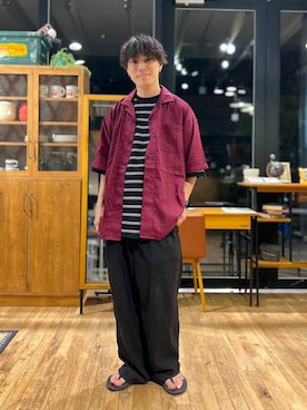 あすろんさん（メンズ・170cm）の夏コーディネート