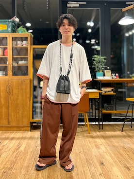 あすろんさん（メンズ・170cm）の夏コーディネート