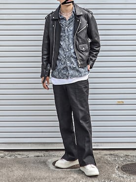 𝕳𝖎𝖗𝖔さん（メンズ・185cm）の春コーディネート
