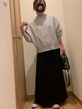 「アイテム（スウェット）」を使った、apricotさん（レディース・150cm）の秋コーディネート