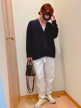 「アイテム（ピアス（両耳用））」を使った、apricotさん（レディース・150cm）の秋コーディネート