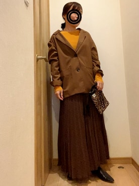 「アイテム（サンダル）」を使った、apricotさん（レディース・150cm）の秋コーディネート