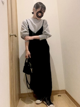 「アイテム（スウェット）」を使った、apricotさん（レディース・150cm）の秋コーディネート