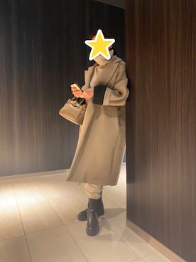 「ブーツインスタイル」｜「アイテム（ジャケット/アウター）」を使った、ruruさん（レディース・158cm）の冬コーディネート