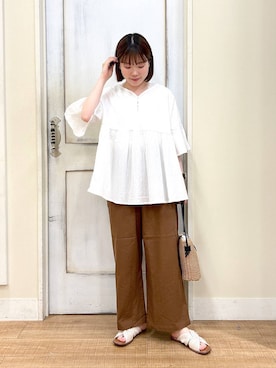 「アイテム（その他シューズ）」を使った、m o m o k aさん（レディース・157cm・20代）の春コーディネート