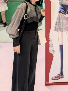 「アイテム（キャミソール）」を使った、pyosさん（レディース・152cm）の夏コーディネート
