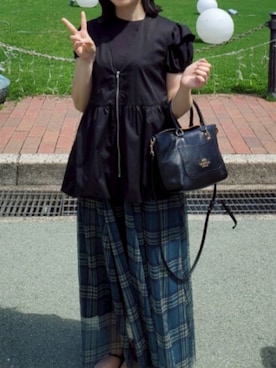 「アイテム（パンプス）」を使った、pyosさん（レディース・152cm）の夏コーディネート
