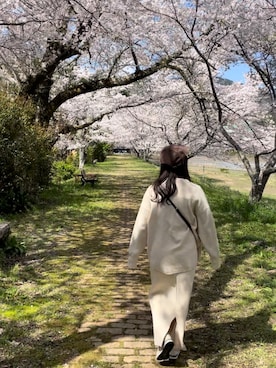 「NEW BALANCE（ニューバランス）のNEW BALANCE/ニューバランス CM996（スニーカー）」を使った、unparunpapapaさん（レディース・151cm）の春コーディネート