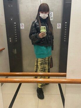 「H&M（エイチ・アンド・エム）のアイテム（ダウンジャケット/コート）」を使った、yagoyagoyago!さん（レディース・164cm）の冬コーディネート