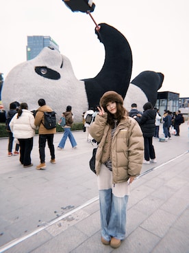 「JNBY（ジェーエヌビーワイ）のアイテム」を使った、Sal.meさん（レディース・163cm）の春コーディネート