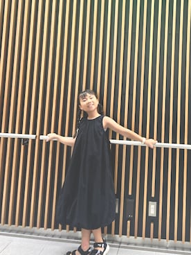 「アイテム（ワンピース/ドレス）」を使った、eieieiさん（キッズ・125cm）の秋コーディネート