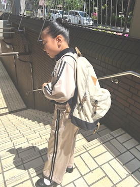 「アイテム（トップス）」を使った、eieieiさん（キッズ・125cm）の夏コーディネート