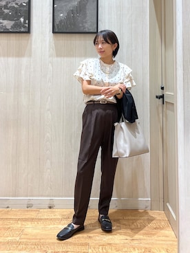 「アイテム（カーディガン/ボレロ）」を使った、shirayuuuさん（レディース・155cm・30代）の夏コーディネート