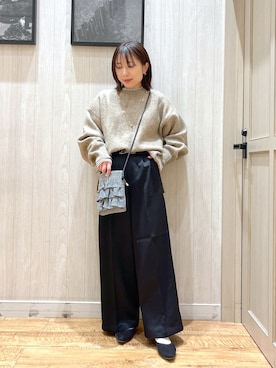 「アイテム（アクセサリー）」を使った、shirayuuuさん（レディース・155cm・30代）の秋コーディネート